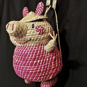 Pink pig backpack